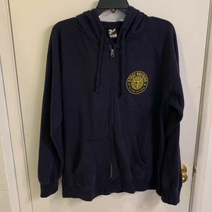 Sold Stone Criterion Navy Blue ZIP Up Hoodie